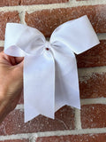 Medium White Bow