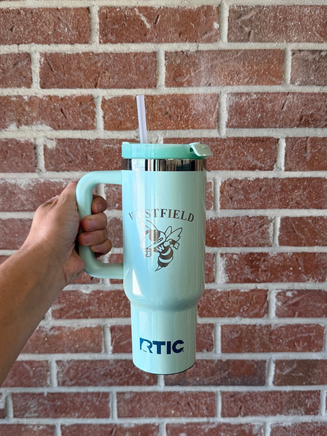 Rtic 30oz mint sparkle cup