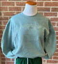 Ladies Crop Crewneck