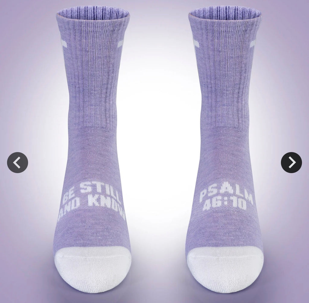Pathos Be Still & Know Crew Socks