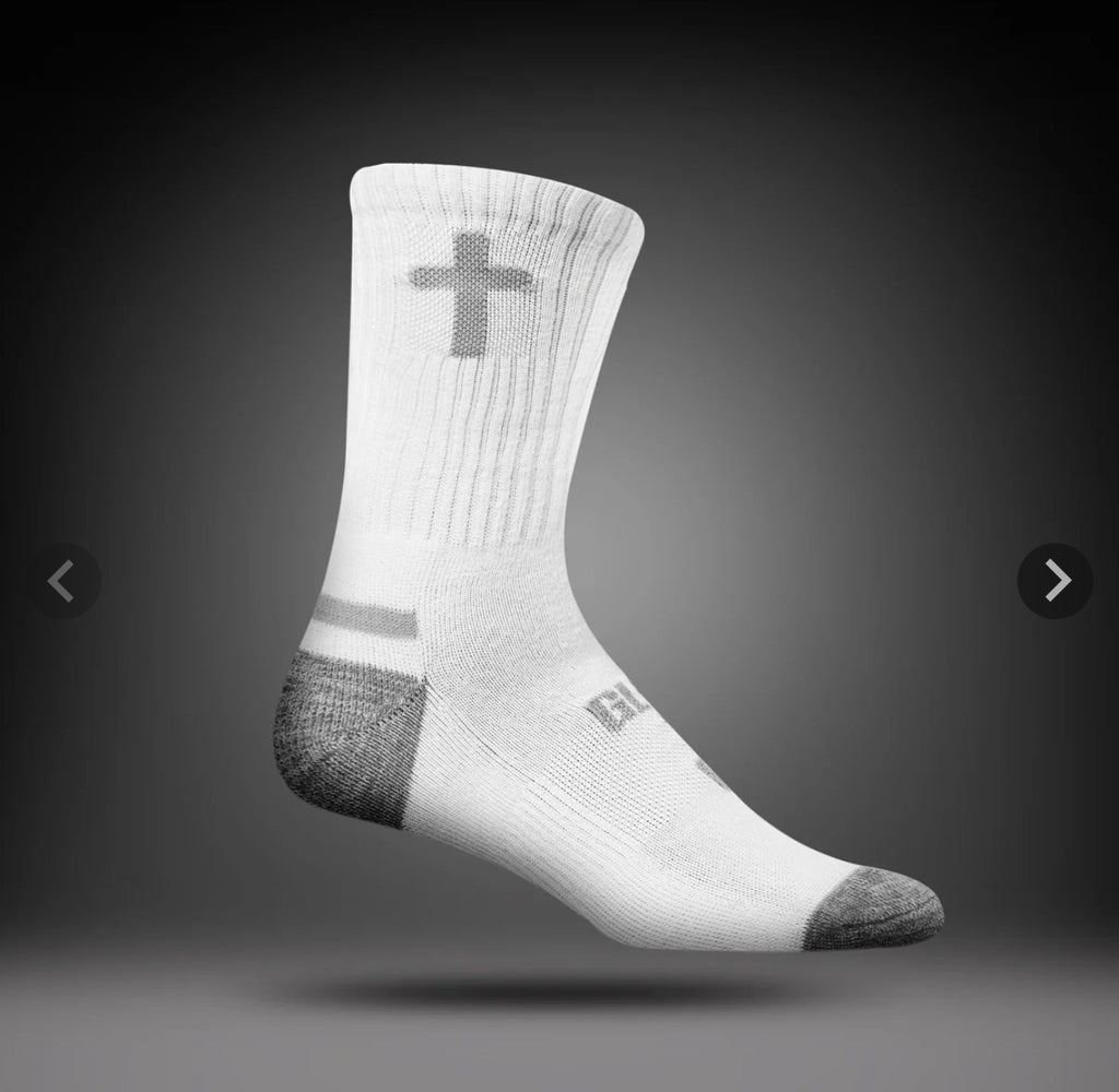 Pathos Glory to God Crew Socks