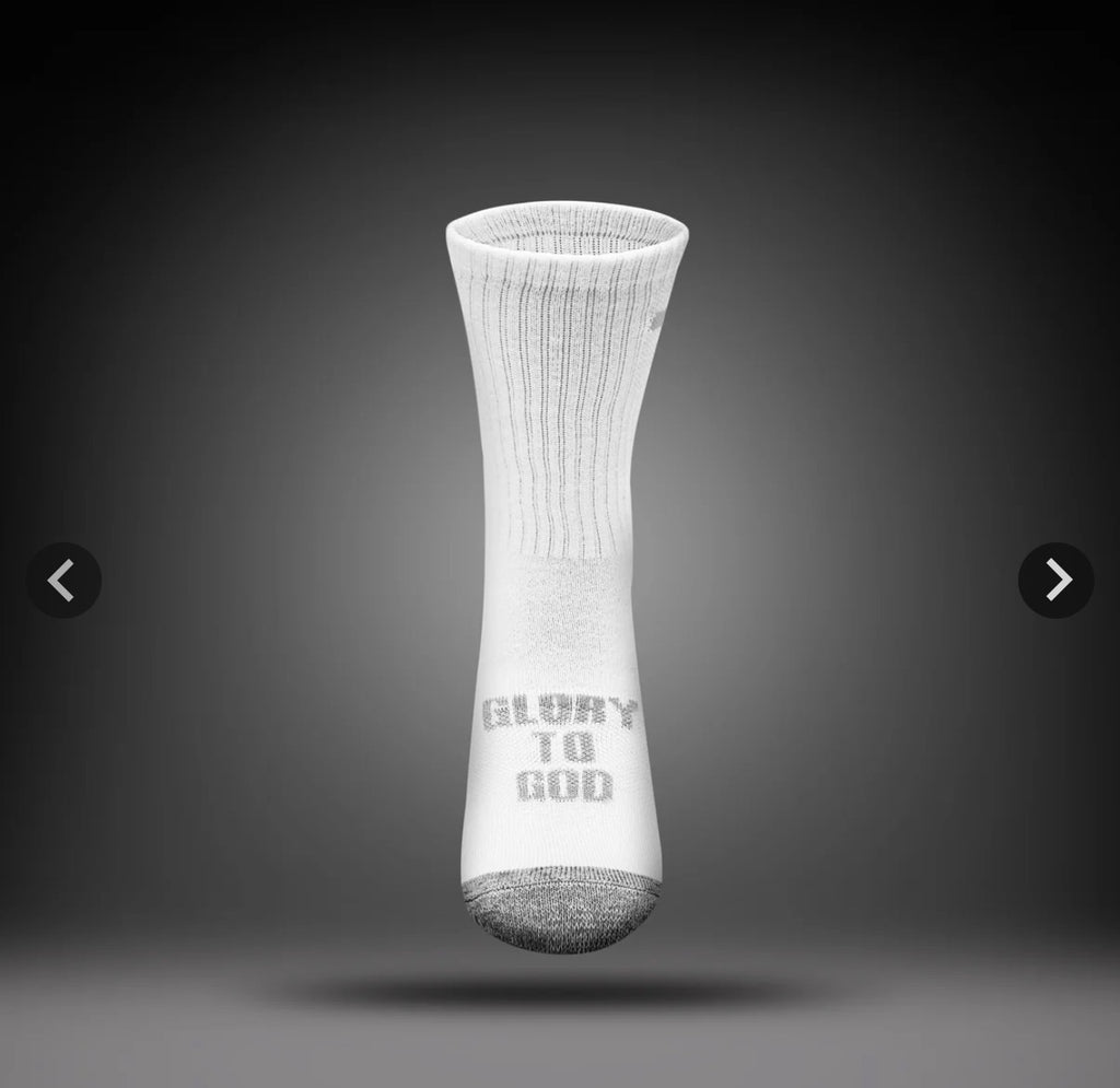 Pathos Glory to God Crew Socks
