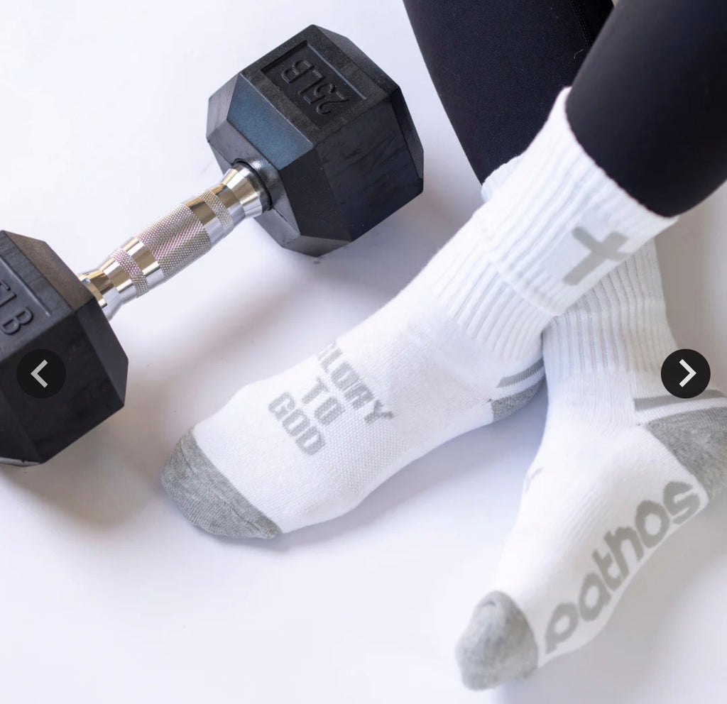 Pathos Glory to God Crew Socks