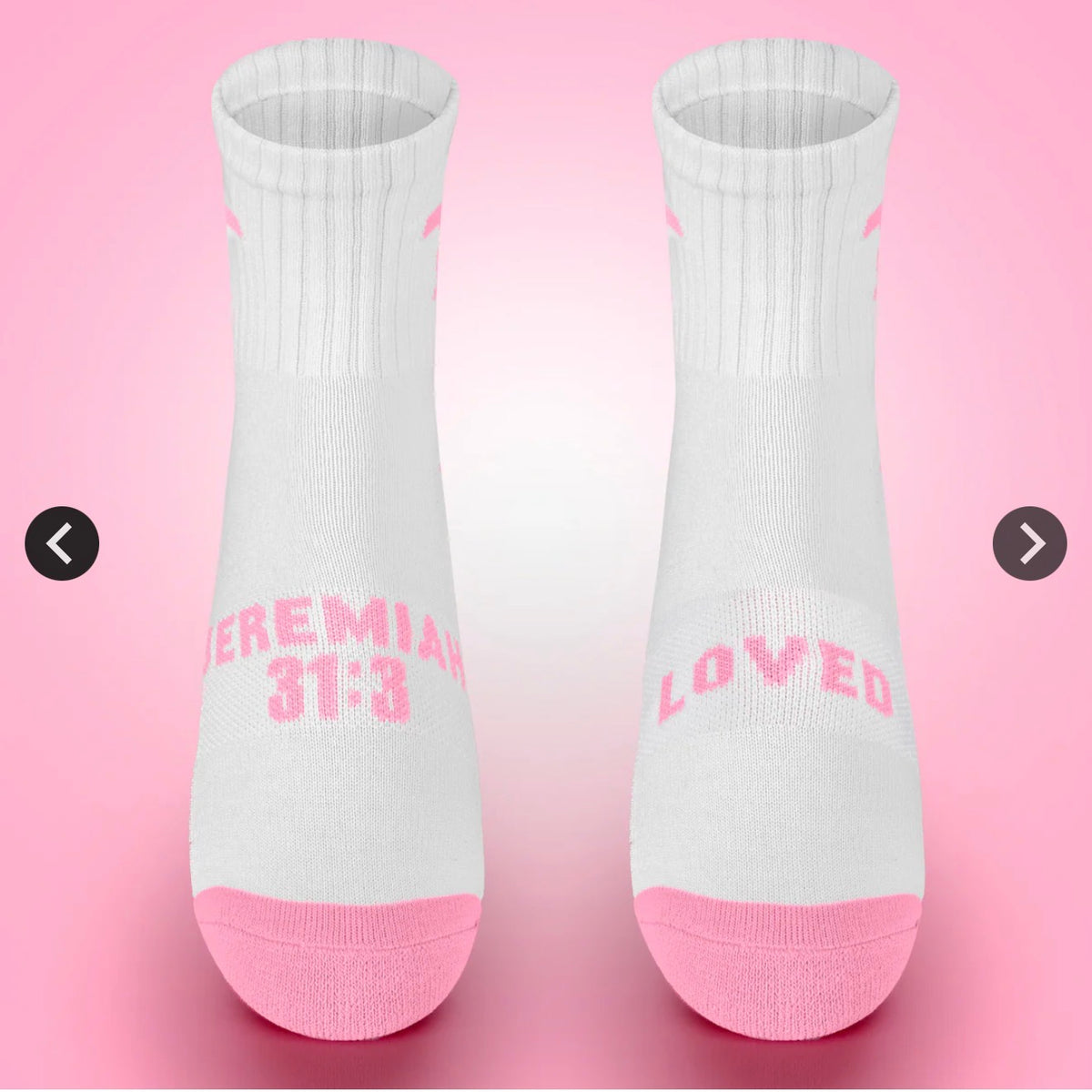 Pathos Loved Half Crew Socks