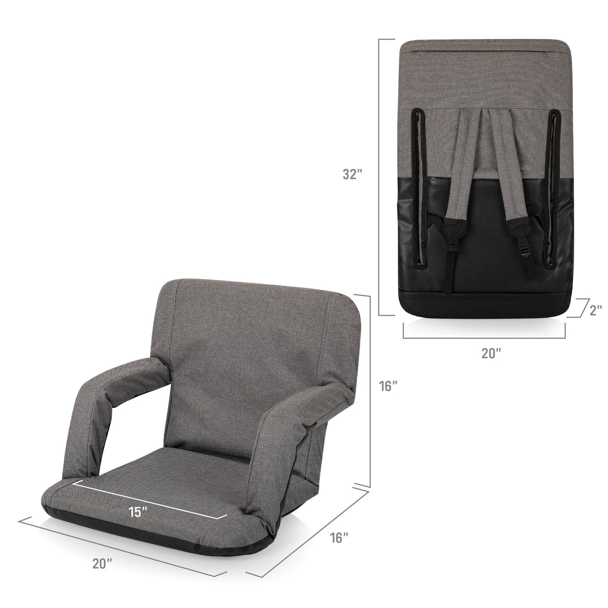 Reclining Stadium Seat